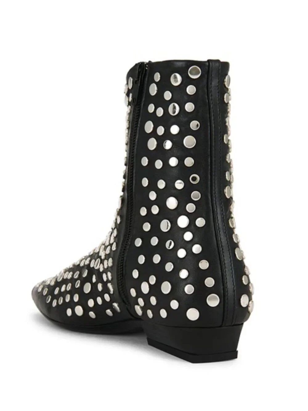 STAUD Wally 25MM Rivets Leather Ankle Boots NEW - Picture 3 of 8